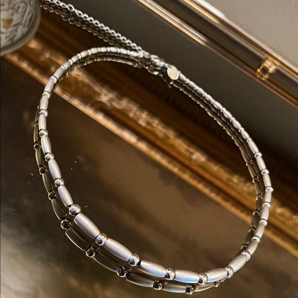 Lia Sophia Beaded Chain Necklace